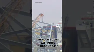 Crews work to clear Baltimore bridge collapse