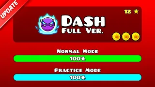 UPDATED! – "Dash Full Version" 100% [ALL COINS] by SwitchStepGDYT & MATHICreatorGD – Geometry Dash