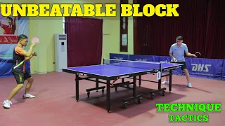 Learning UNBEATABLE Block - Technique, Tactics | MLFM Table Tennis Tutorial