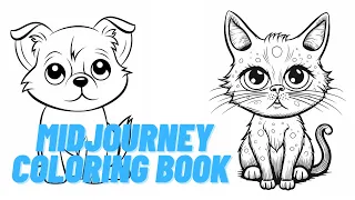 Midjourney Coloring Book