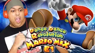PRAY FOR MY LEGS! FIRST TIME PLAYING MARIO DDR! [DANCE DANCE REVOLUTION: MARIO MIX]