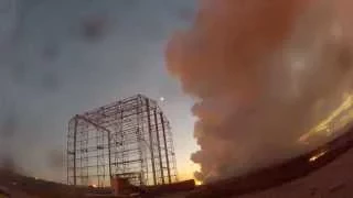 INSIDE THE FIREBALL! GoPro Hero 2 & The Inferno When Antares Orb-3 Rocket Blows Up