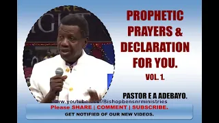 Pastor Adeboye Prophetic Prayers & Declarations For Healing & Deliverance   (120 mins) Must Watch.