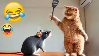 YOU LAUGH YOU LOSE🤣Best Funny Animals Video 2024😻🐶#1