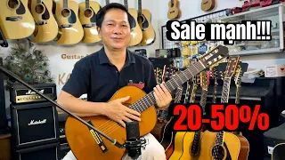 Đàn Nhật đời cao giảm giá đến 50% || Guitar Nhật Sale Off