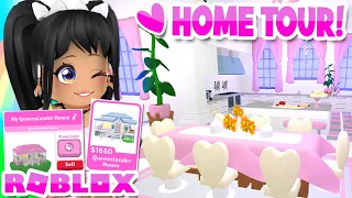 *PASTEL PINK* HOME TOUR *QUEENSLANDER HOUSE* in ADOPT ME Roblox