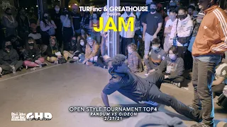 Randum vs Gideon (BBOY TOURNAMENT TOP 4) TURFinc x Greathouse of Dance The Jam Feb 27, 2021