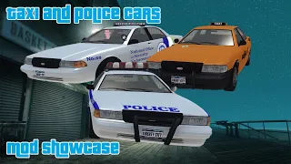 New Taxi and Police Cars in GTA IV | Mod Showcase