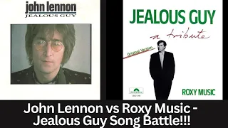 Reaction to John Lennon vs Roxy Music - Jealous Guy Song Battle!