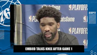 Joel Embiid on how his knee feels and how good he can be this series | 2021 NBA Playoffs