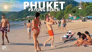 【4K🇹🇭】Phuket 2023 Patong Beach Amazing Sunny Day  🌞