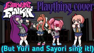 Plaything cover(But Yuri and Sayori sing it!). - Friday night funkin.