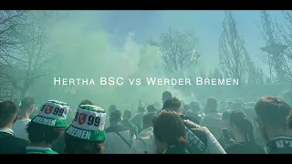 Hertha BSC vs Werder Bremen - 25000 Werder Fans in Berlin