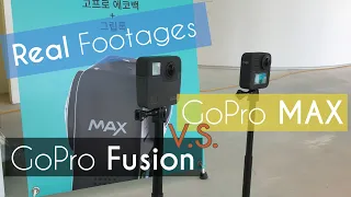 GoPro MAX: Video Comparisons with Fusion