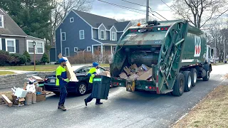 1 HOUR Of Garbage Trucks VS. Post Xmas Trash