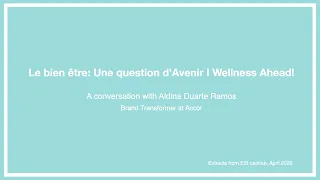 Wellness Ahead - Aldina Duarte Ramos