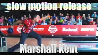 Marshall Kent slow motion release - PBA Bowling