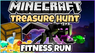 🎁 Dragon Treasure Hunt 🎁 Minecraft Fitness Run | Brain Break | GoNoodle Inspired