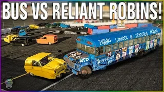 Bus vs. Reliant Robins! | Wreckfest