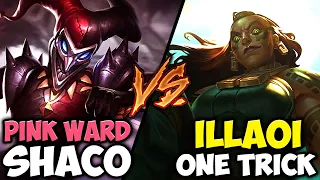 PINK WARD SHACO VS. MASTER ILLAOI ONE TRICK | WHO WINS?