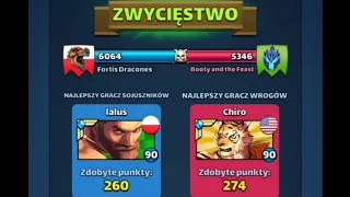 Empires & Puzzles War Hits #58 against Booty and the Feast