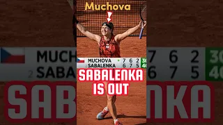 Muchova Ends Sabalenka's French Open Run, Books Spot in Final | Sports Studios