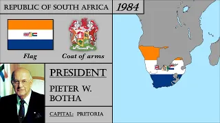 South Africa History (1910-2023). Every Year.