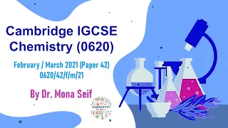 IGCSE Chemistry solved past paper 0620/42/f/m/21