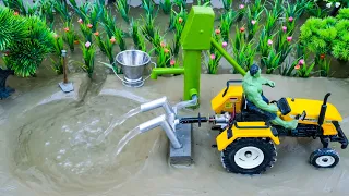 Top the most creatives science projects part #17 Sunfarming ! diy mini tractor plough machine