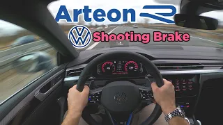 VW Arteon R Shooting Brake - 320PS / 420Nm - POV DRIVE Onboard mit Kommentar -  Uncut 60FPS!