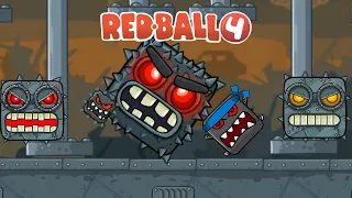 Red Ball 4 - Boom Box, Boss 5 Vs All Bosses in All Fusion Battle - All Maps