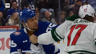 Marcus Foligno vs Ryan Reaves Oct 14, 2023