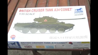 Inbox Review of the 1/35 A34 Comet Model Kit from Bronco