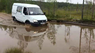 Первые впечатления Соболь4х4 и лужа