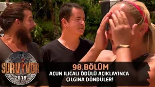 Survivor 2018 | 98. Bölüm | Acun Ilıcalı Ödülü Açıklayınca Çılgına Döndüler!