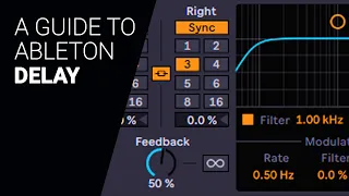 A guide to the Ableton DELAY complete walkthrough tutorial