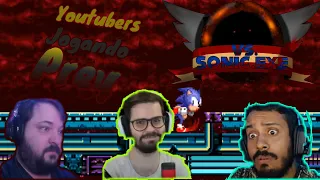 Youtubers Jogando ''Prey'' (Sonic.EXE V 2.5/3.0 Cancelled Build FNF)