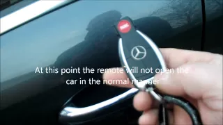 Remote Start Your Benz Old School Way