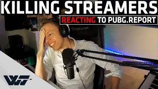 KILLING STREAMERS - Reacting to pubg.report killcams