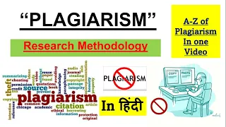 Plagiarism - In Hindi | Meaning, definitions, Types, Effect, Avoidance, etc #plagiarism #research