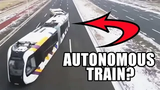China's Amazing Autonomous Train is a BUS!