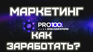 PRO100game Маркетинг Презентация Pro100game. Как заработать в интернете в Простогейм. Как привлекать