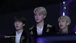 170114 GDA 대기석 레이니즘 리액션캠 지민 JIMIN REACTION TO RAINISM FOCUS HD