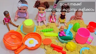 കറുമ്പൻ Episode - 337 | gowri and shiva pretend play cooking breakfast and plays