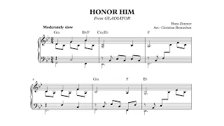 Honor Him from Gladiator - Piano