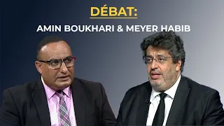 Débat entre Meyer Habib et Amin Boukhari dans Le Grand Live