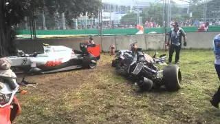 Fernando Alonso's car after horrific crash - 2016 Australian Grand Prix