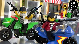 Motor Gang Robbery Trash Brothers Heist TNT Bomb Squad K 9 Unit Lego Police Crazy Bank Robbery