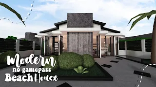 Minami Oroi Roblox Bloxburg Speedbuild No Gamepass Modern Family Beach House - April 22 2021