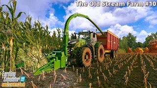 Making & Selling 42 Silage Bales & Making Maize Silage🔸The Old Stream Farm #10🔸Farming Simulator 22